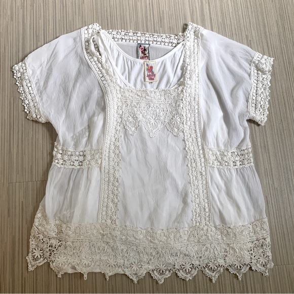 Johnny Was Bohemian Lace Top w Coordianting Tank EUC size 3X - Picture 3 of 10